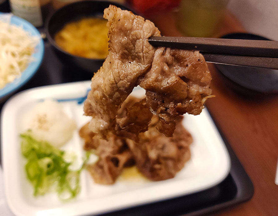 [松屋]牛焼肉定食(600円)