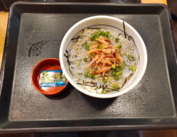 [なか卯]刺身しらすと生桜海老丼(690円)