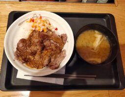 [松屋]ビフテキ丼[にんにくごま醤油](750円)